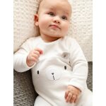 Pyjama bébé mixte en velours ours écru Pyjama bébé mixte en velours ours écru