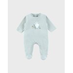 Pyjama b�b� velours bleu