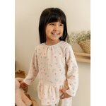 Pyjama b�b� velours imprim� rose