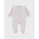 Pyjama b�b� velours imprim� rose