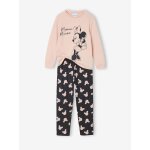 Pyjama bicolore disney minnie fille rose / gris anthracite