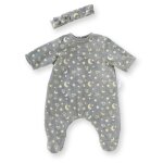 Pyjama brille dans la nuit & bandeau pour poupon 36 cm multicolore