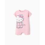 Pyjama combi en coton hello kitty mauve clair Pyjama combi en coton hello kitty mauve clair