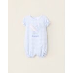 Pyjama combishort en coton dumbo bleu clair