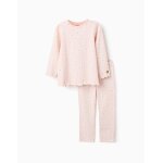 Pyjama côtelé avec motif floral rose clair Pyjama côtelé avec motif floral rose clair