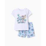Pyjama en coton avec imprim�s toy story blanc
