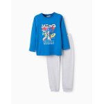 Pyjama en coton sonic bleu