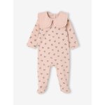 Pyjama dors - bien b�b� fille coton biologique rose p�le