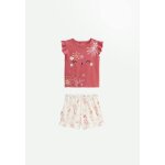 Pyjama enfant 2 pices manches courtes fiesta terracotta