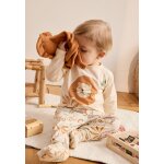 Pyjama enfant 2 pièces À pieds retroussables tango ecru Pyjama enfant 2 pièces À pieds retroussables tango ecru
