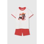 Pyjama enfant en coton imprim� blanc