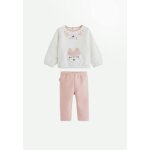 Pyjama fille 2 pi�ces en polaire cl�o rose