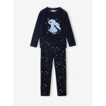 Pyjama fille disney lilo et stitch en velours marine