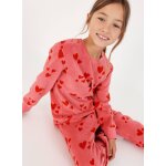 Pyjama fille en molleton imprim� multicolore