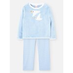 Pyjama fille en velours bleu Pyjama fille en velours bleu