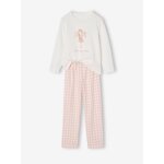 Pyjama flanelle danseuse fille rose