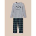 Pyjama garon carreaux bleu / vert