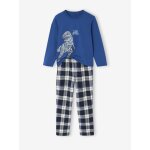 Pyjama garon flanelle imprim dinosaures marine