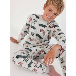 Pyjama gar�on molleton imprim� skate multicolore