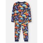 Pyjama garon velours dinosaures multicolore