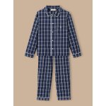 Pyjama grands carreaux gar�on carreaux bleu