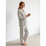 Pyjama grossesse et allaitement bois de rose