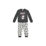 Pyjama hello kitty & kuromi pour enfant gris
