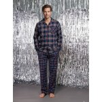 Pyjama homme flanelle nol capsule famille bordeaux