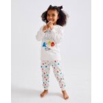 Pyjama en interlock - monstre des motions beige clair