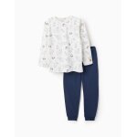 Pyjama en jersey de coton blanc