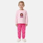 Pyjama manches longues gabby rose fuchsia