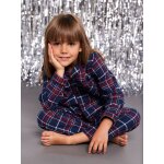 Pyjama mixte flanelle nol capsule famille bordeaux