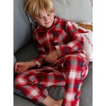 Pyjama mixte no�l flanelle capsule famille rouge
