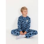 Pyjama molleton gar�on imprim� croissants multicolore