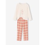 Pyjama pantalon fille beige