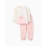 Pyjama polaire avec broderie blanc Pyjama polaire avec broderie blanc
