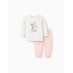 Pyjama en polaire corail avec imprim� minnie blanc