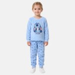 Pyjama polaire fille lilo & stitch bleu ciel