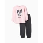 Pyjama polaire  imprim kuromi rose clair