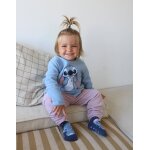 Pyjama polaire stitch bleu clair