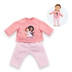 Pyjama rose 2 pices pour poupe ma corolle multicolore
