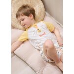 Pyjama short enfant 2 pi�ces auguste jaune