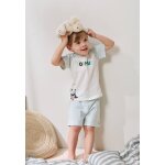 Pyjama short enfant 2 pi�ces bento vert