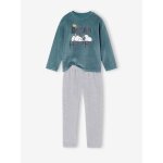 Pyjama snoopy gar�on vert d'eau