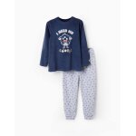 Pyjama en velours brille dans le noir bleu fonc