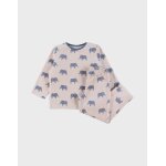 Pyjama en velours �l�phant beige