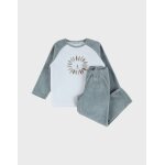 Pyjama velours imprim� beige