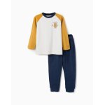 Pyjama en velours avec imprim� blanc