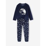 Pyjama velours imprim fuse garon marine