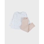 Pyjama velours imprim� rose